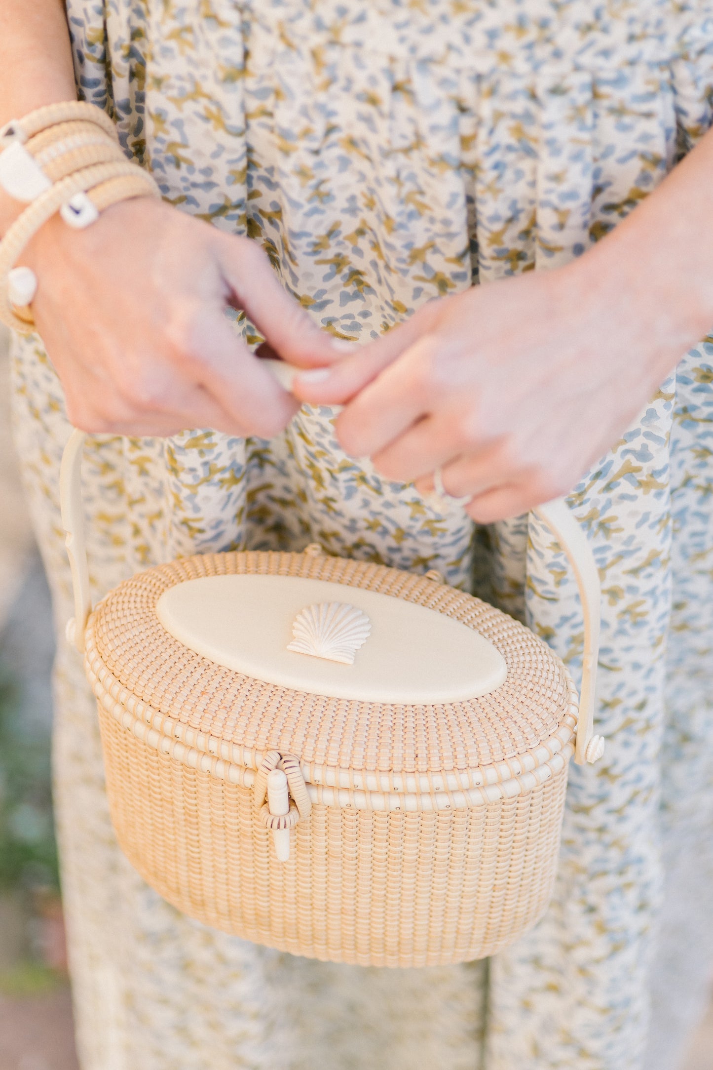 Custom Handwoven Friendship Purse Traditional Nantucket lighship basket 