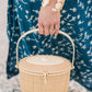 Custom Handwoven Friendship Purse Traditional Nantucket lighship basket 